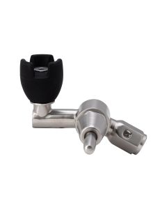 GUARDIAN - Stainless Steel 45 Degree Bubbler with Silicone Mouthguard