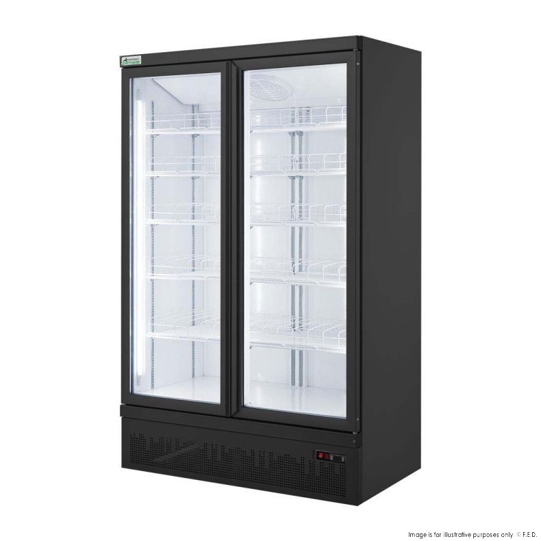 Double Door Supermarket Freezer - LG-1000BGBMF
