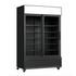 Thermaster Two Sliding Glass Door Colourbond Upright Drink Fridge Black - LG-1000SDBP