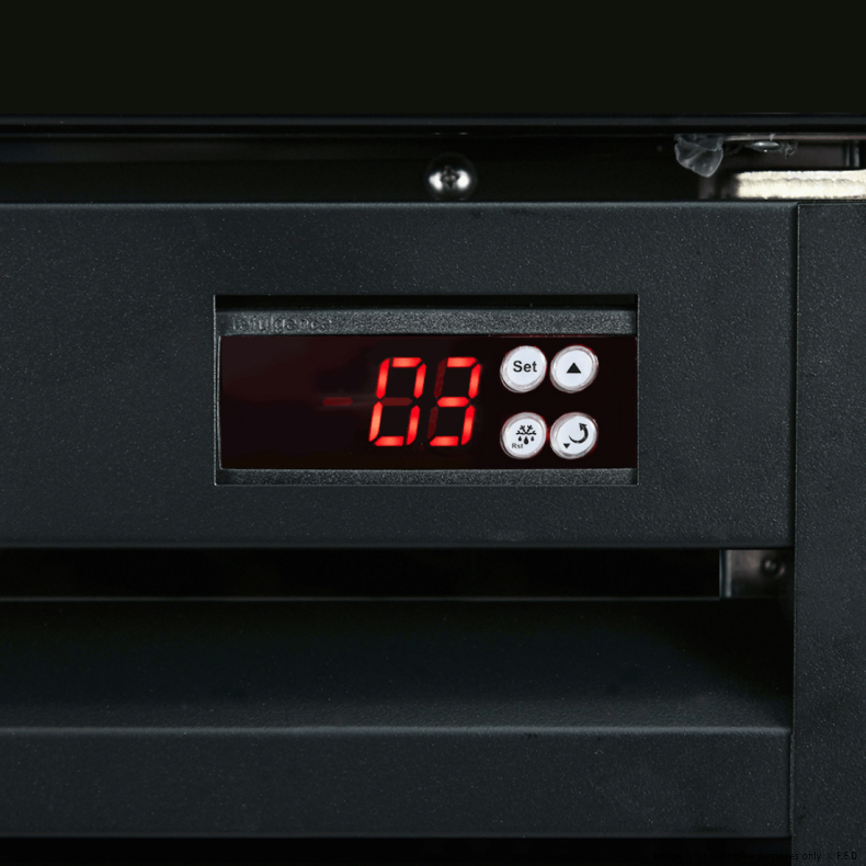 Thermaster Single Glass Door Colourbond Upright Drink Fridge - LG-370BP