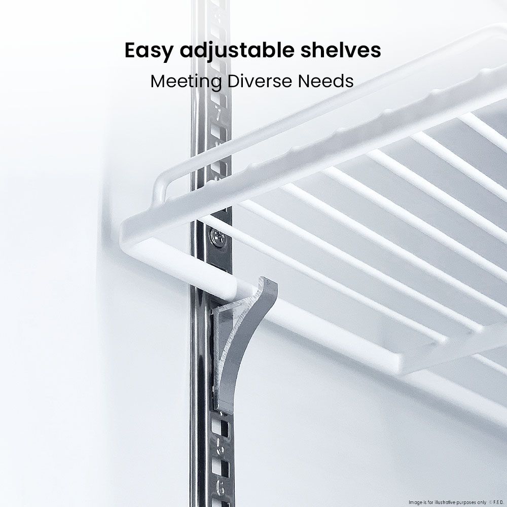 Thermaster Double Glass Door Colourbond Upright Drink Fridge - LG-580BP