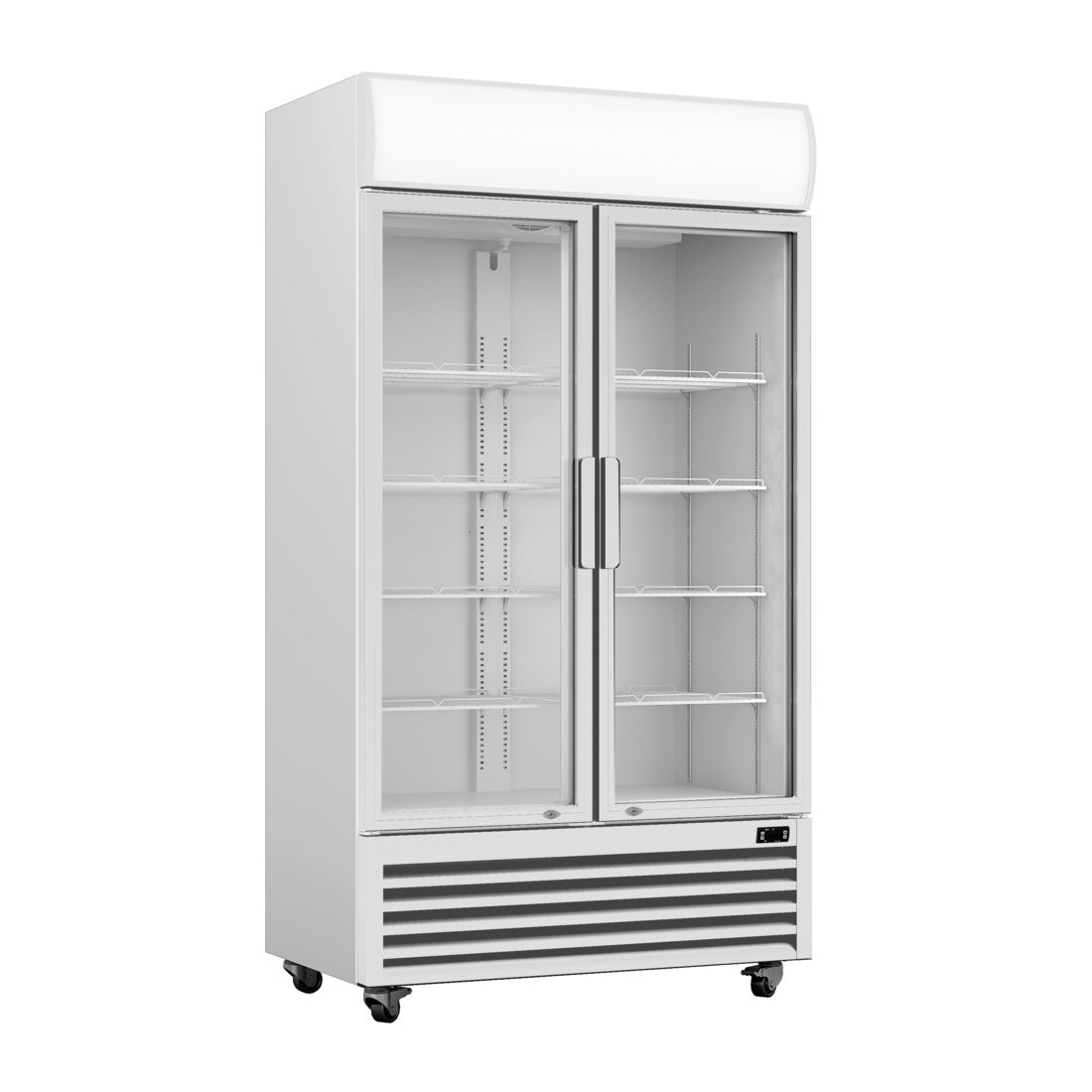 Thermaster Double Glass Door Colourbond Upright Drink Fridge LG-580P