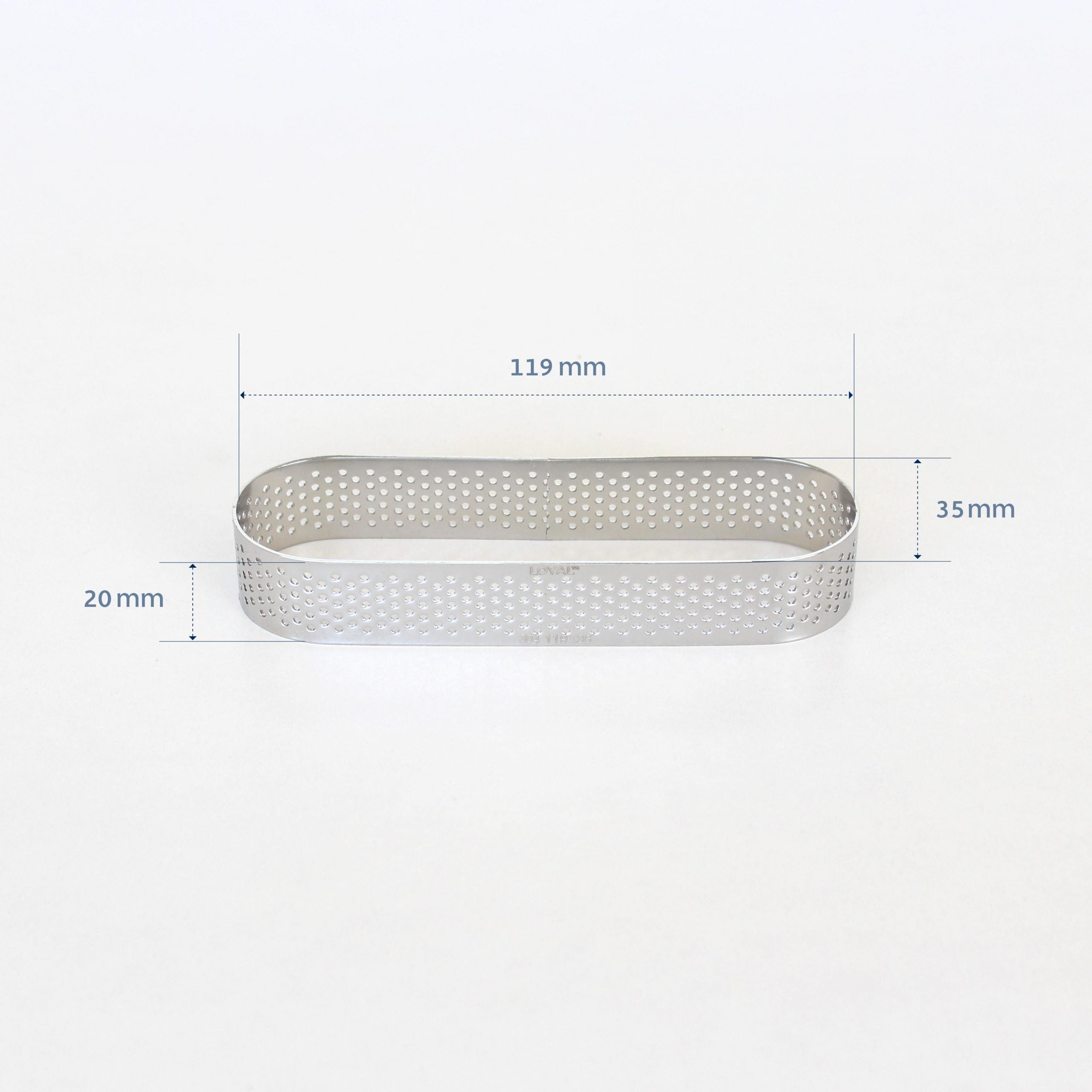 119mm PERFORATED RING S/S