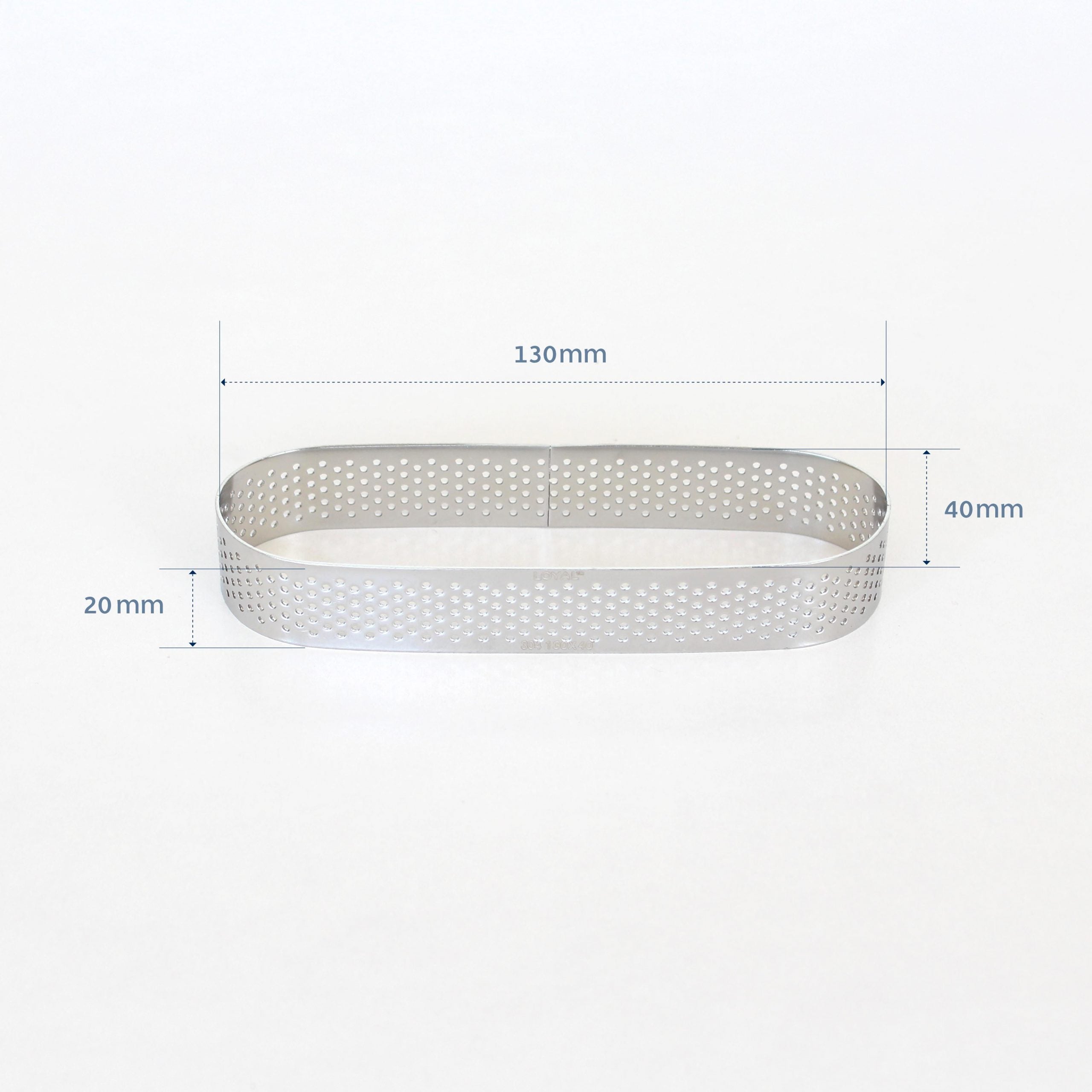 130mm PERFORATED RING S/S