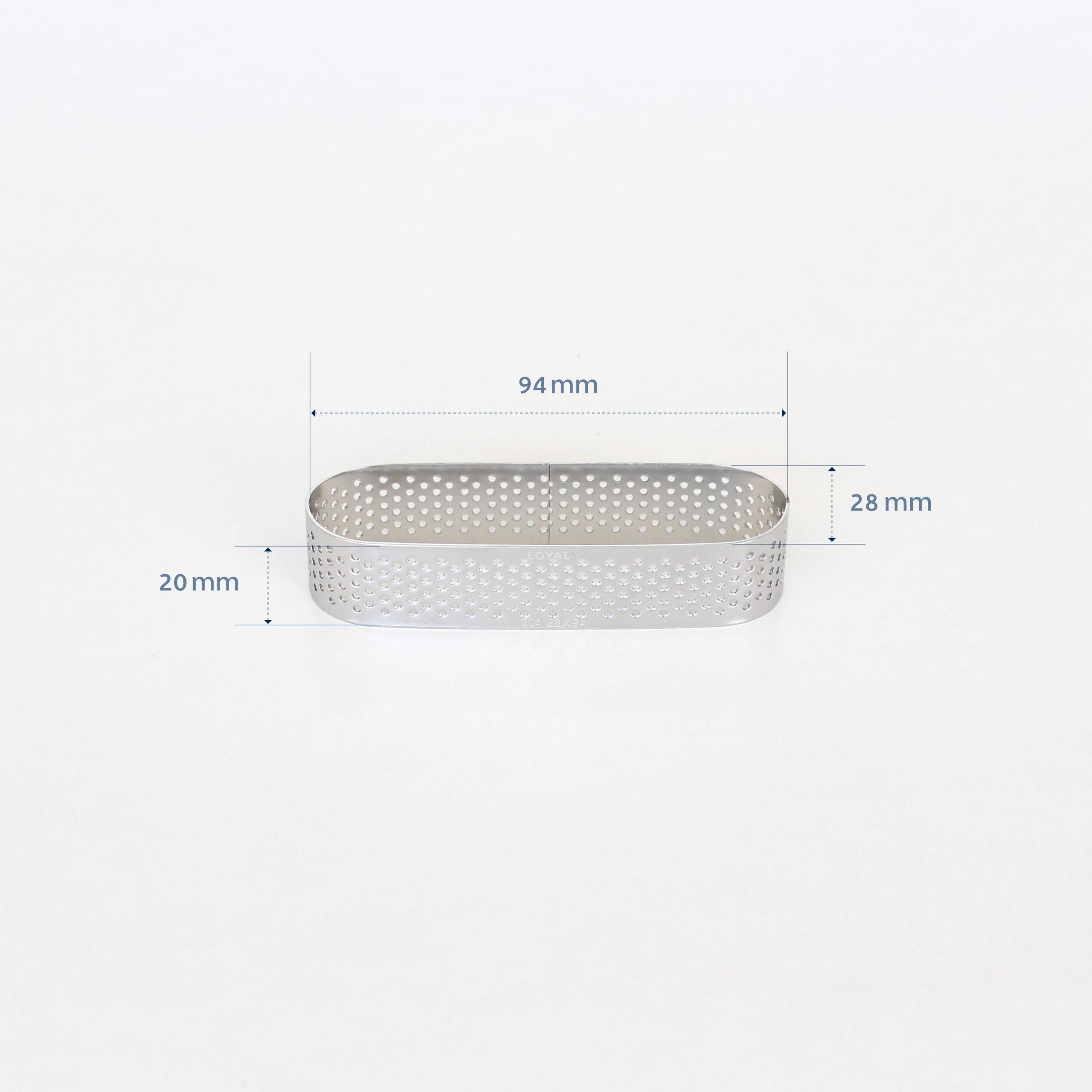 94mm PERFORATED RING S/S