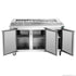 PWB150 three door DELUXE Pizza Prep Bench