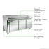 Thermaster three door DELUXE Pizza Prep Bench - PWB180
