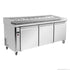 Thermaster Three door DELUXE Pizza Prep Bench - PWB200