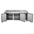Thermaster Three door DELUXE Pizza Prep Bench - PWB200
