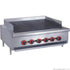 QR-36E Natural Gas 6 Burner Char Grill Top