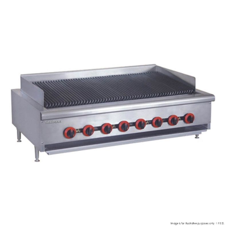 QR-48ELPG Natural Gas 8 Burner Char Grill Top