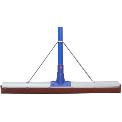 Red Rubber Floor Squeegee 45cm with handle - RED