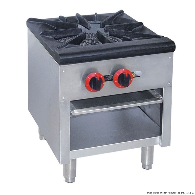 Gas Dual Ring Single Burner Single Hob 463x676x497mm LPG-78mj/h