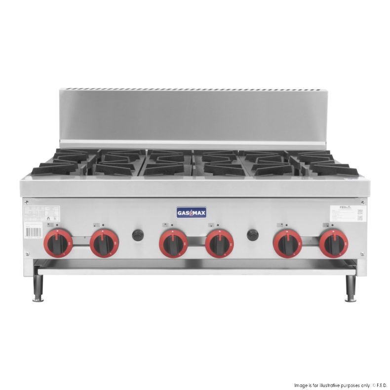 Gas 6 Burner Cook Top 902x824x575mm NG-144mj/h