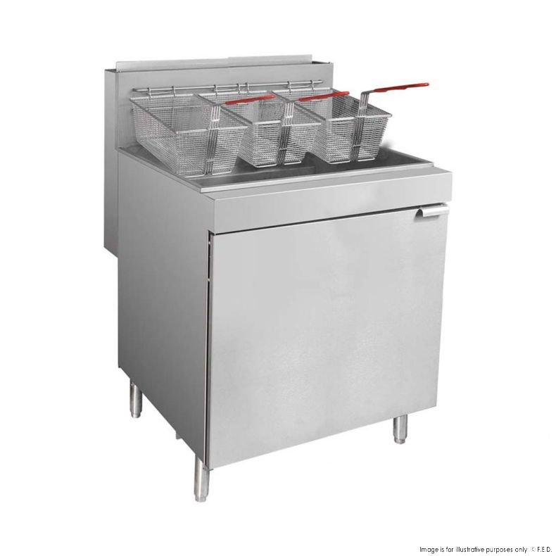 5 Burner Gas Fryer 533x769x1195mm NG - 150mj/h