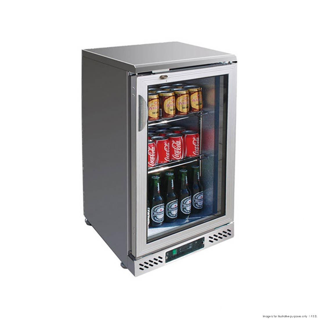 Thermaster single door Stainless Steel Bar Cooler - SC148SG