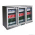 SC316SG Three Door Stainless Steel Bar Cooler
