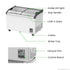 Thermaster Heavy Duty Supermarket Glass Sliding Lid Freezers 406L - SD-406K