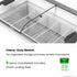 Thermaster Heavy Duty Supermarket Glass Sliding Lid Freezers 406L - SD-406K
