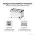 Thermaster Heavy Duty Supermarket Glass Sliding Lid Freezers 406L - SD-406K