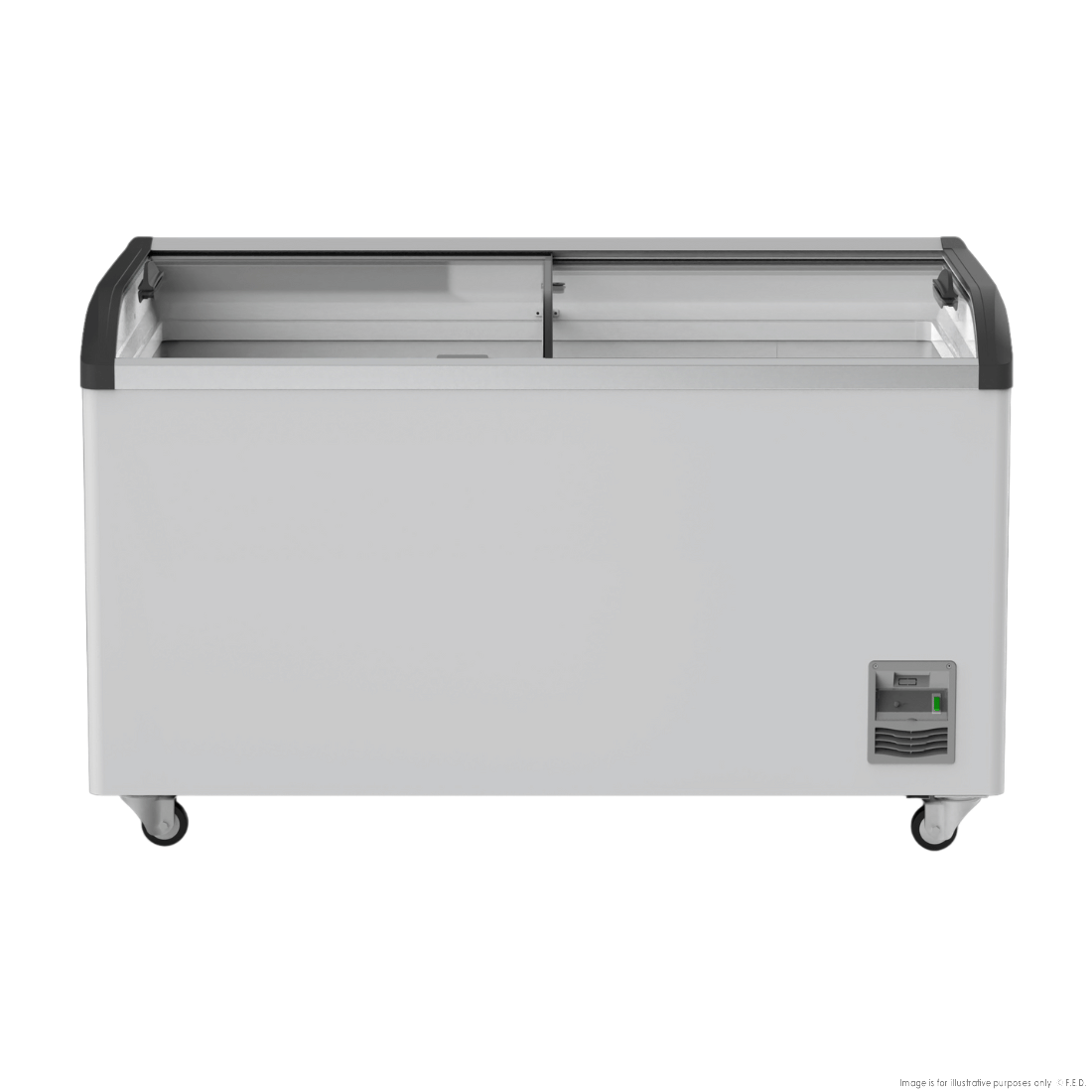 Thermaster Heavy Duty Supermarket Glass Sliding Lid Freezers 506L - SD-506K