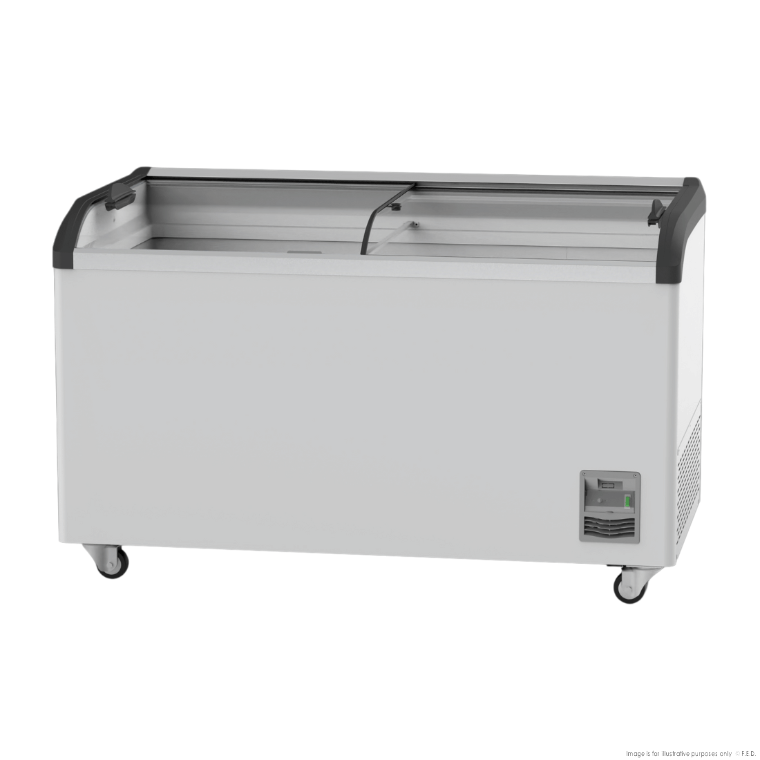 Thermaster Heavy Duty Supermarket Glass Sliding Lid Freezers 506L - SD-506K