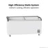 Thermaster Heavy Duty Supermarket Glass Sliding Lid Freezers 576L - SD-576K