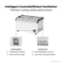 Thermaster Heavy Duty Supermarket Glass Sliding Lid Freezers 576L - SD-576K