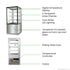 BONVUE Cake Display - SF820V