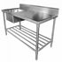 STAINLESS STEEL DISHWASHER SINGLE INLET SINK 1 WSS16120R