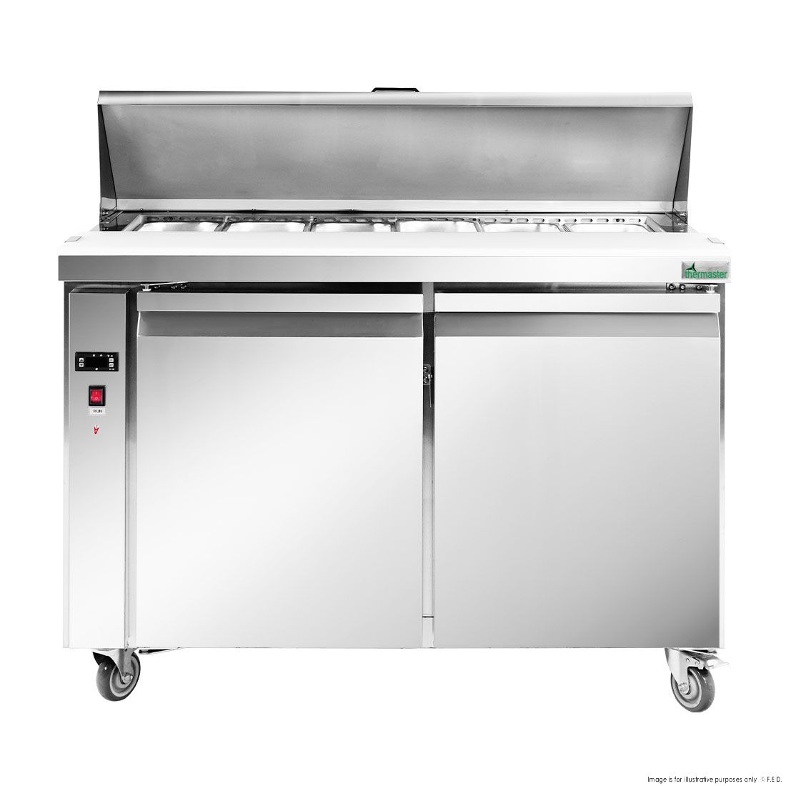 Thermaster two door Sandwich Bar - SLB120