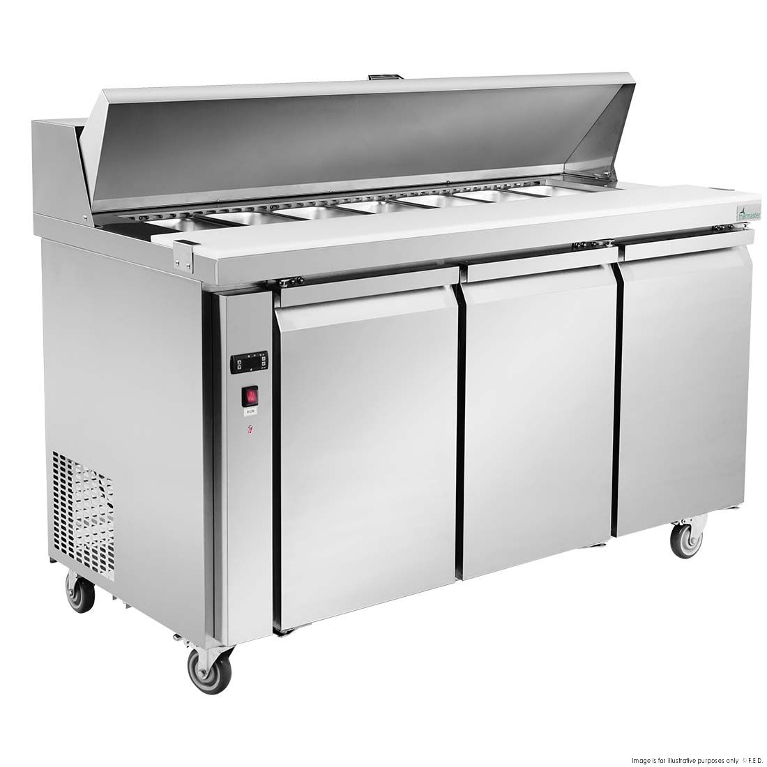 Thermaster three door Sandwich Bar - SLB150