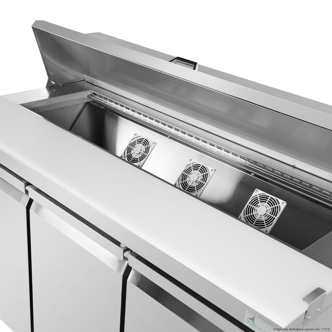 Thermaster three door Sandwich Bar - SLB150