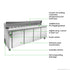 Thermaster four door Sandwich Bar - SLB240