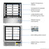 Bonvue Deluxe Chilled Display Cabinet - SLP840C