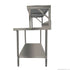 Modular Heavy Duty Salamander Bench with Shelf Braces - SMB-8-1200