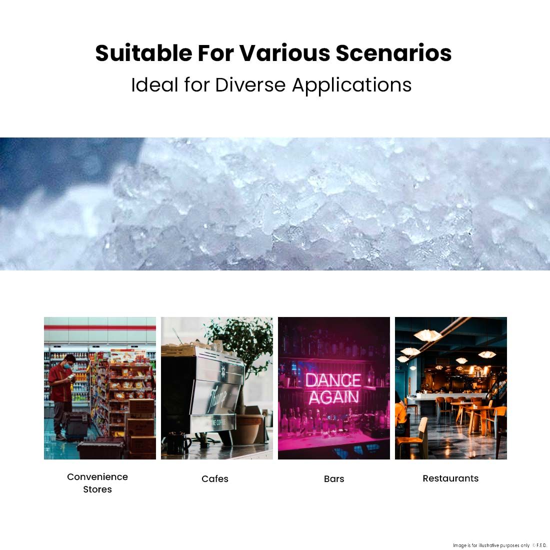 Blizzard Granular Ice Maker 250Kg - SN-258F