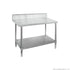 Workbench with Undershelf and Splashback 2400x600x900mm