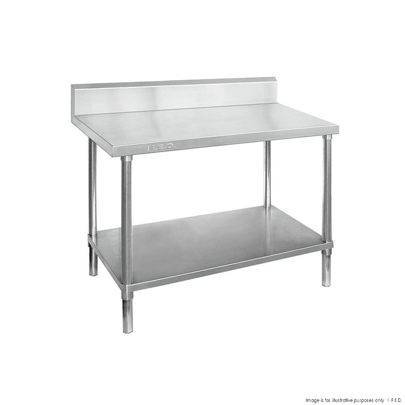 Workbench with Undershelf and Splashback 2100x700x900mm