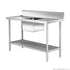 Single Sink Bench - Centre 1500x600x900mm