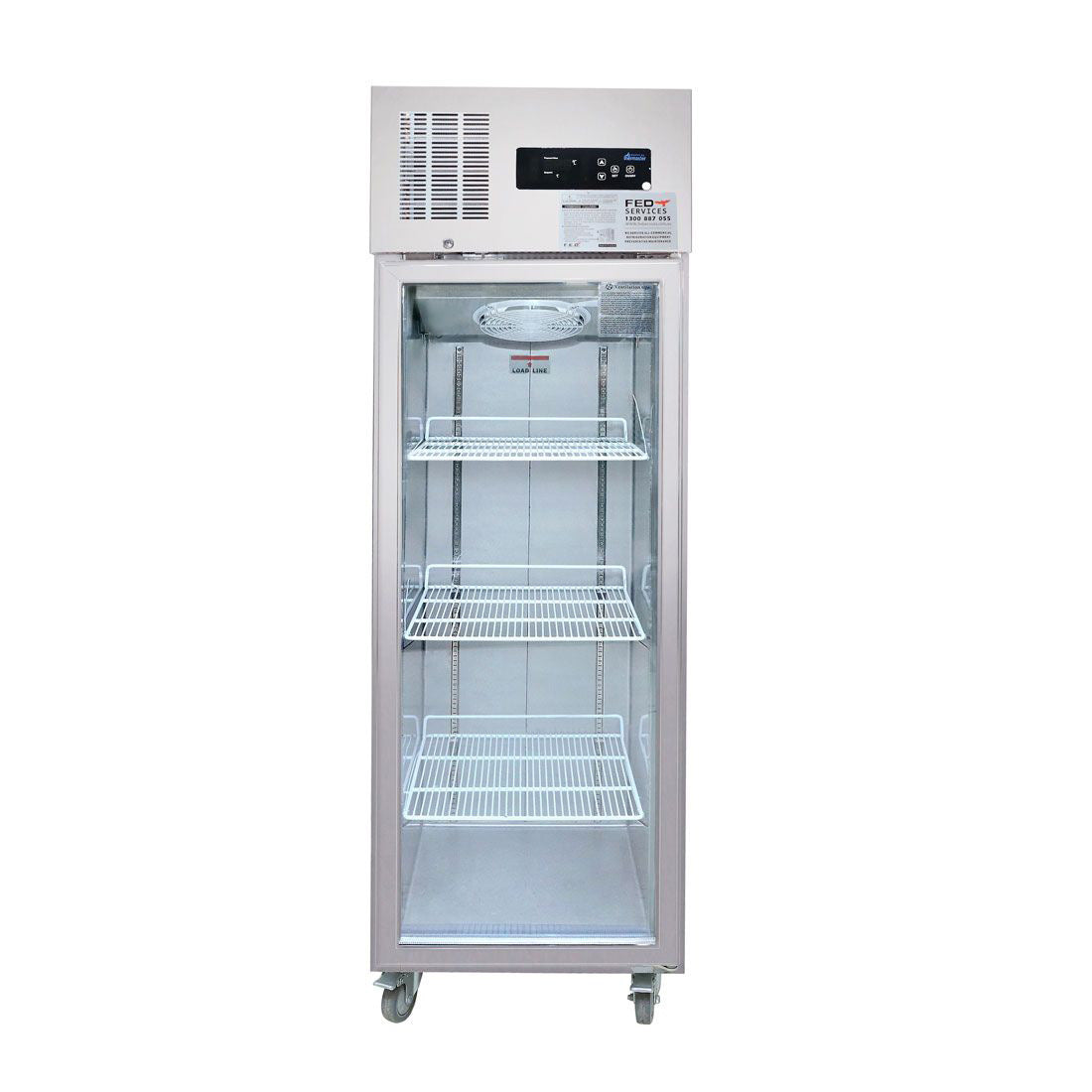 Ex-showroom: Single Door Upright Display Fridge SUCG500-NSW1688