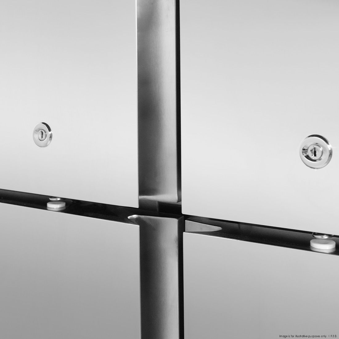 SUF1000 TROPICAL Thermaster 4 x Half door SS Freezer