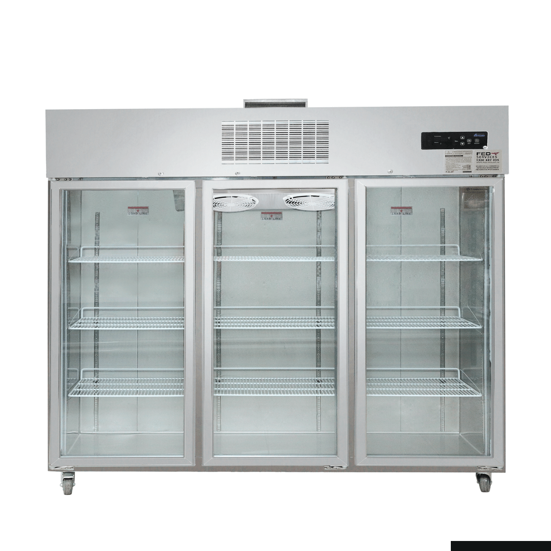 Thermaster Three Door Upright Display Freezer - SUFG1500