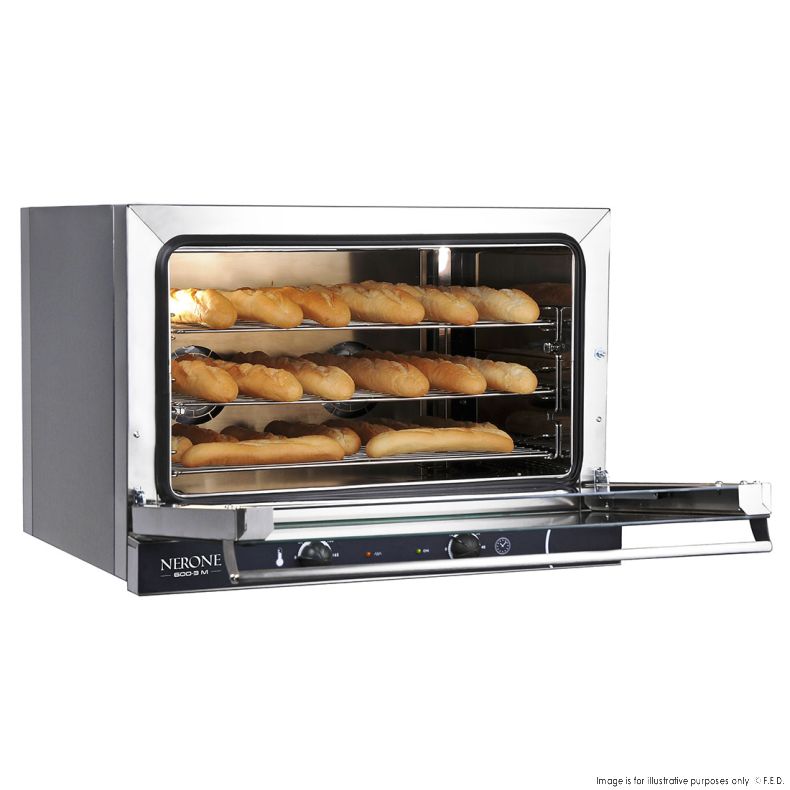 Tecnodom Nerone EKO 600x400 Tray Convection Oven - TDE-3B