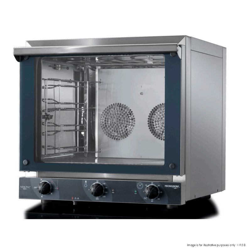 Tecnodom Nerone EKO 435x350 Tray Convection Oven with Grill - TDE-4CG