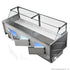 Tecnodom Serie MR9.5 Silver 2480mm Wide Deli Display with Storage and Castors TDMR-0925