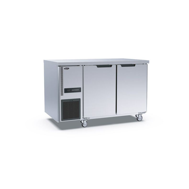 Stainless Steel Double Door Workbench Freezer - TL1200BT