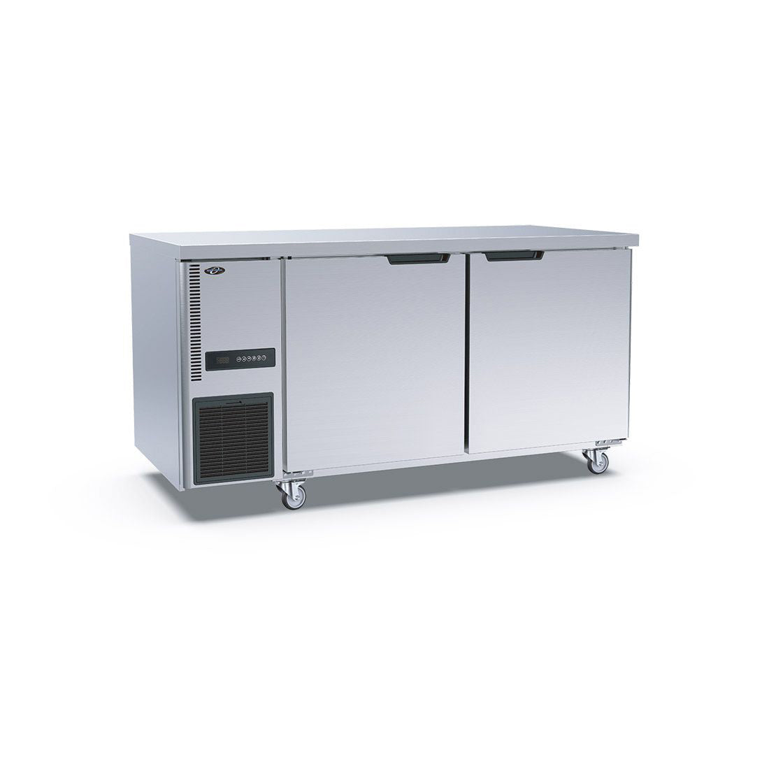 Stainless Steel Double Door Workbench Fridge - TL1500TN