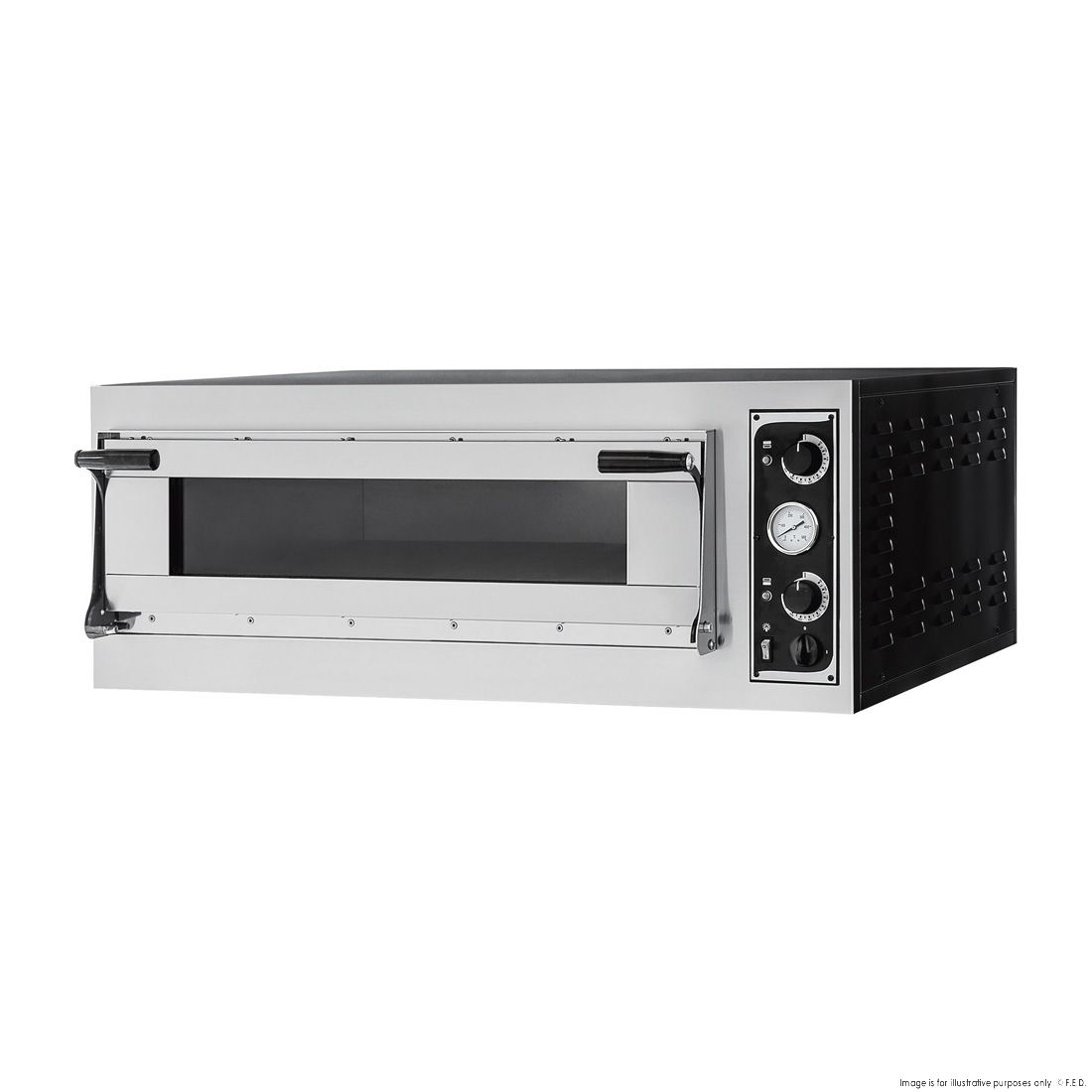 Prisma Food Pizza Ovens Single Deck 6 x 35cm - TP-2-1-SD