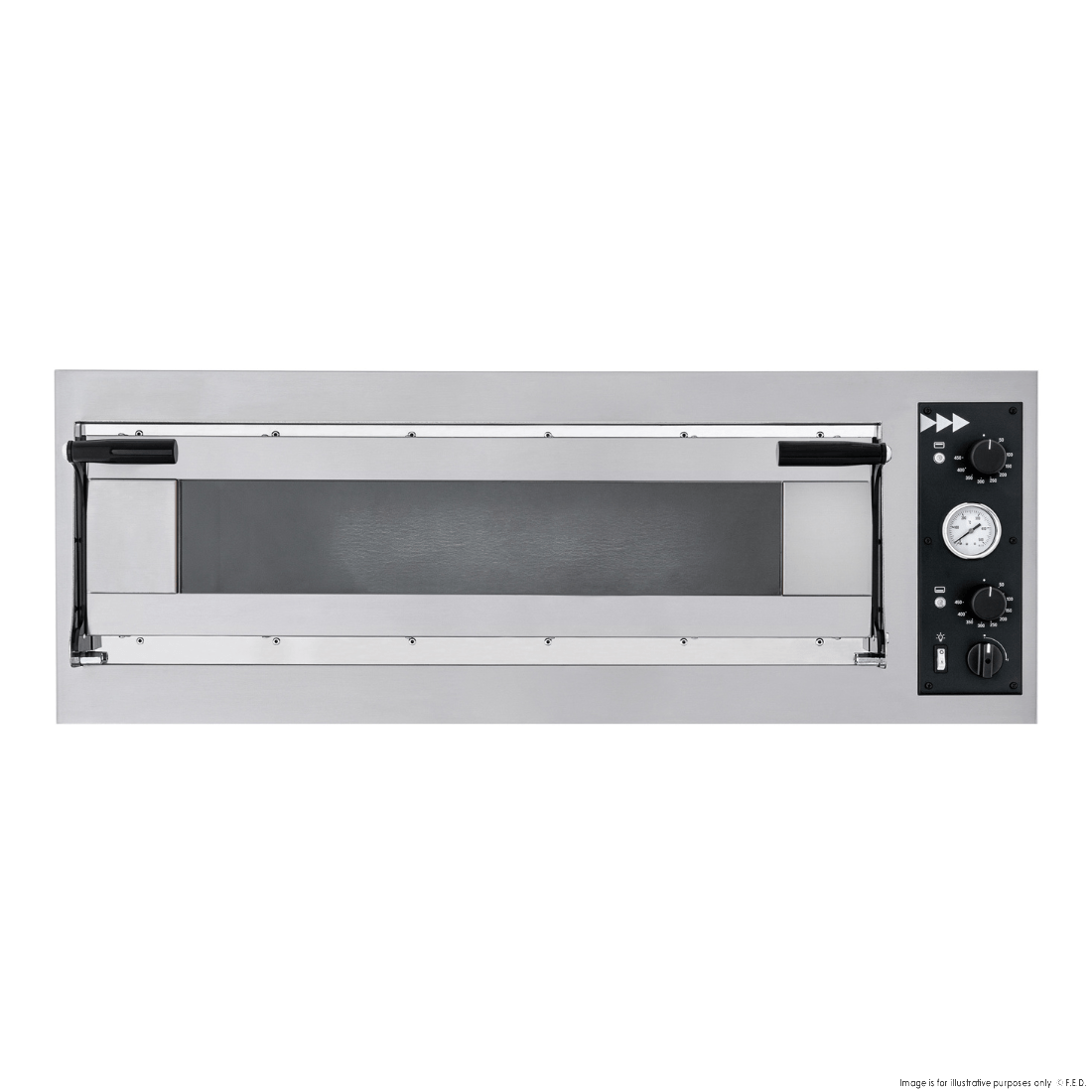Prisma Food Pizza Ovens Single Deck 6 x 35cm - TP-2-1-SD